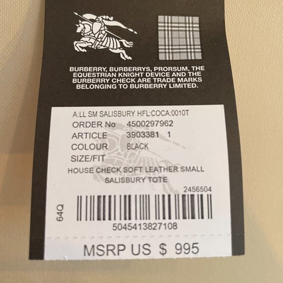 Burberry Salisbury Check Tote - Picture 12 of 12